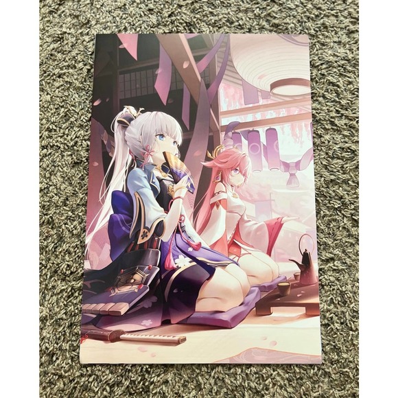 COPY - Genshin Impact Anime 8 Piece Poster Set - Picture 1 of 8